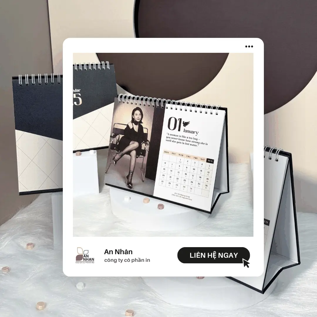 Lịch để bàn cá nhân Lịch để bàn cá nhân